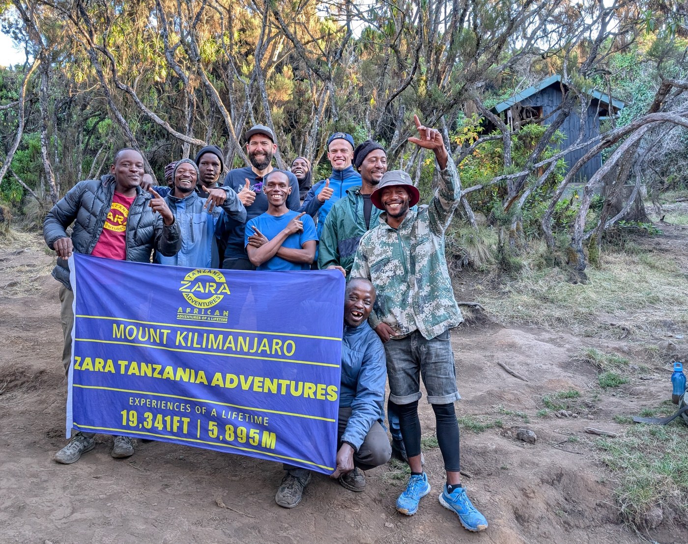 Kilimanjaro expedition team