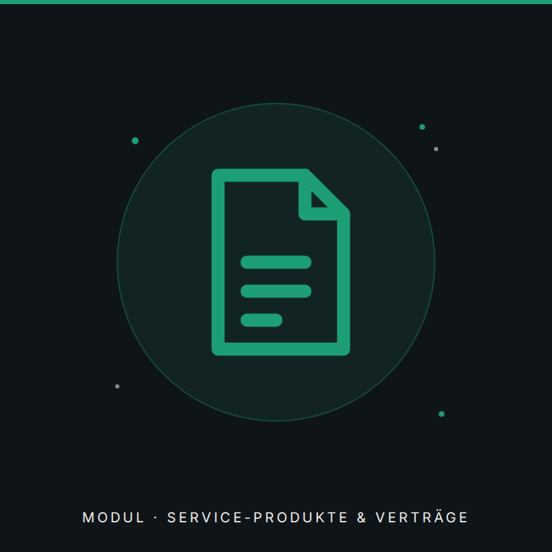 Modul · Service-Produkte & Verträge