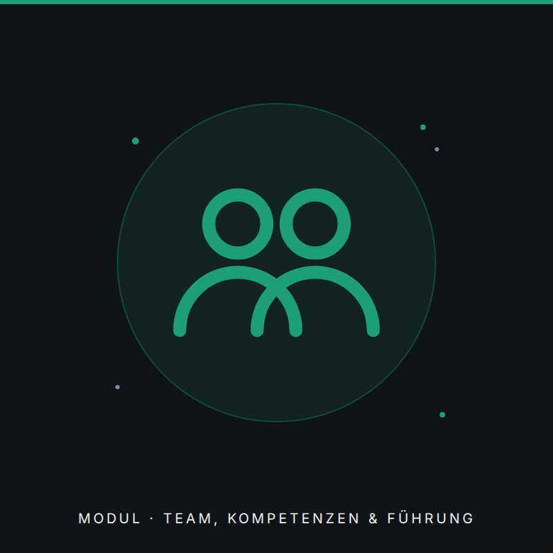 Modul · Team, Kompetenzen & Führung